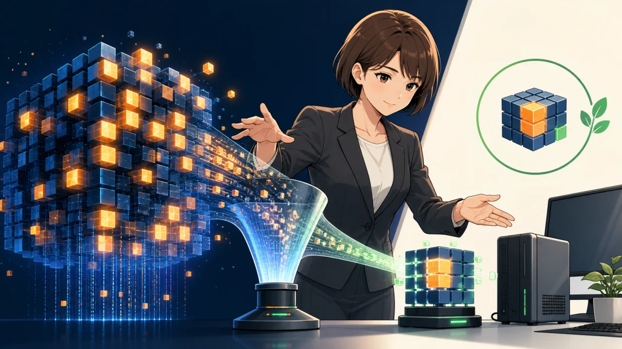 量子化とは？ローカルLLMを軽量化する仕組みを解説